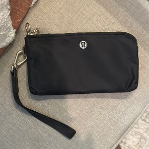 Lululemon Wristlet /Wallet Black Gold